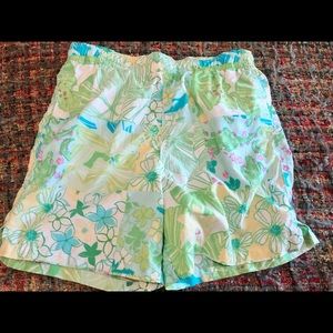 Lily Pulitzer Boys Swim Trunks Sz M (6/7)